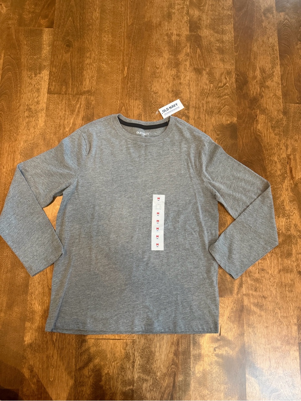 Old Navy Heather Gray Long Sleeve Kids Tee